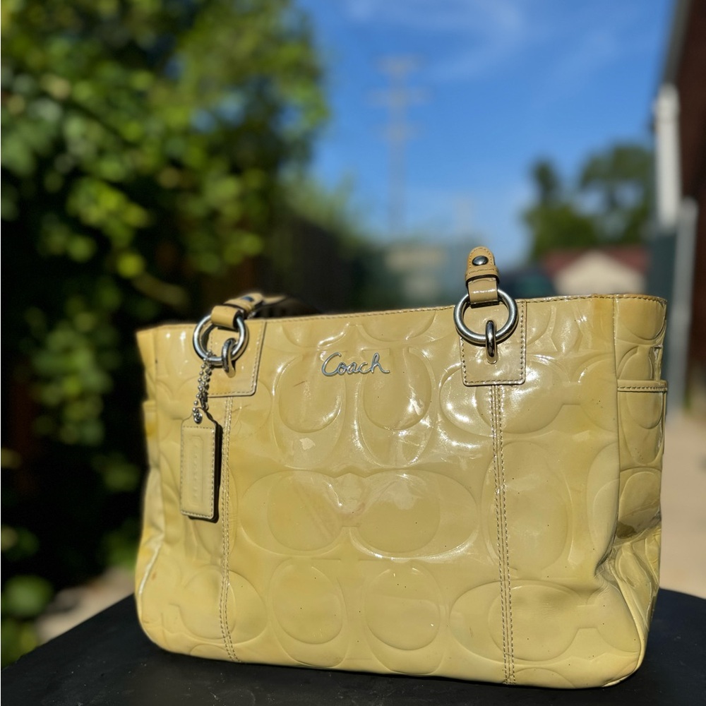 Olive Green Vintage Coach Bag